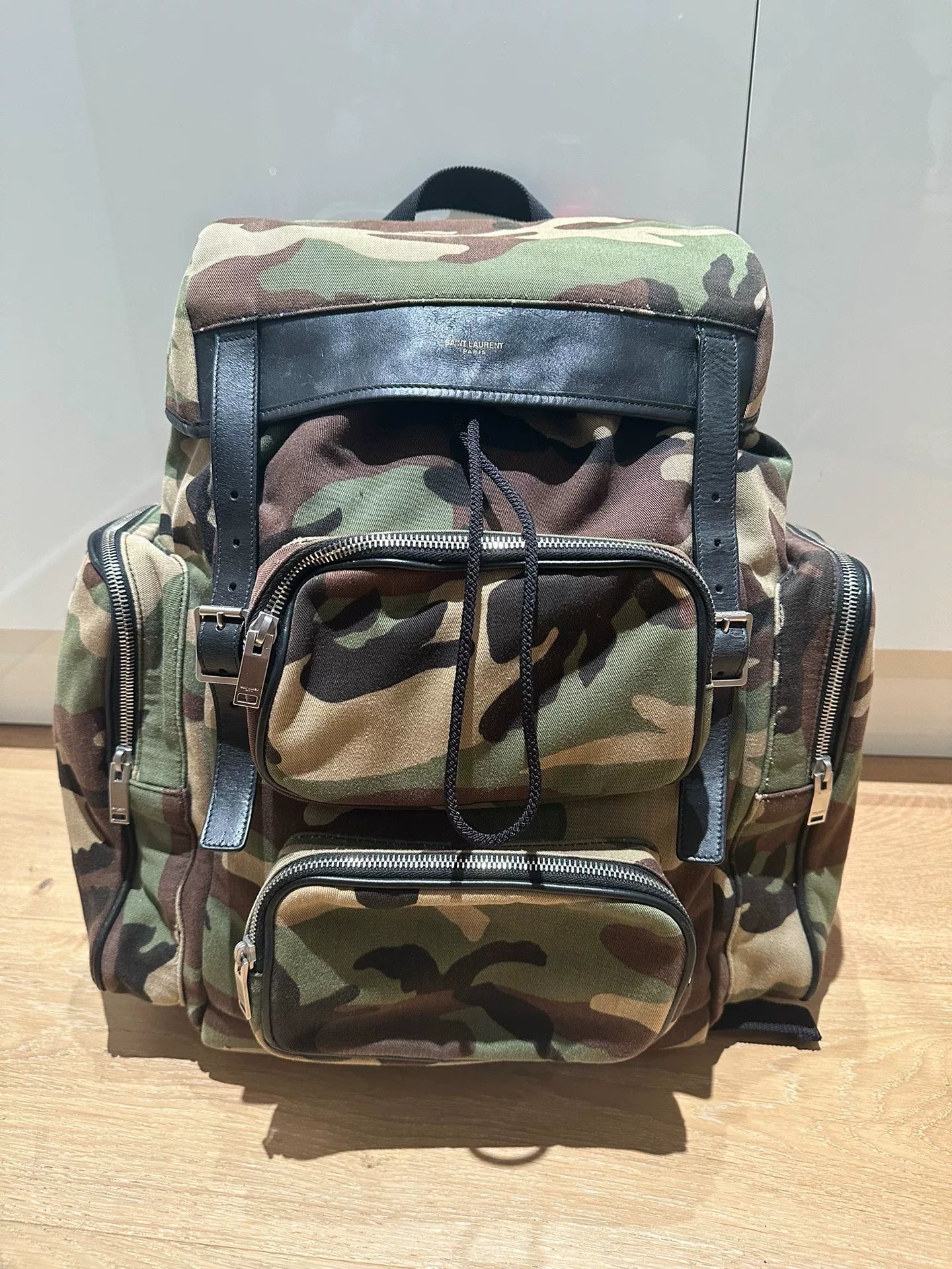 Saint Laurent Camouflage Backpack