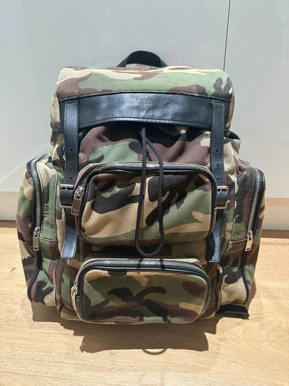 Saint Laurent Camouflage Backpack