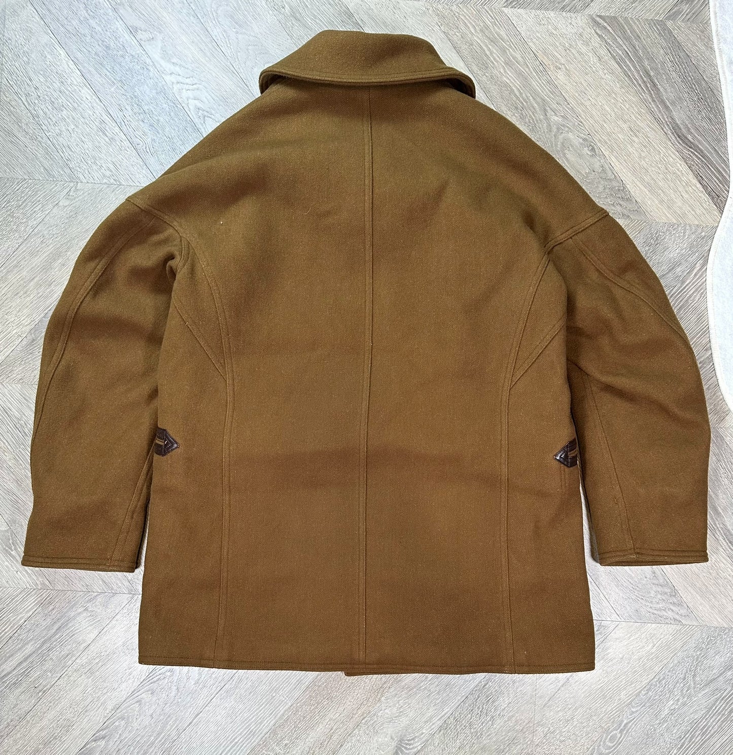 visvim mariposa ranch coat in brown