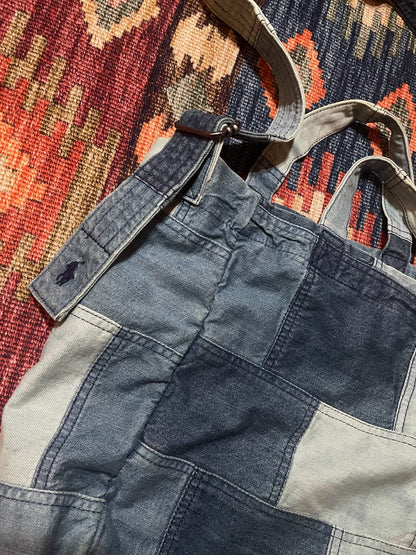 RALPH LAUREN Washed Patchwork Crossbody Bag