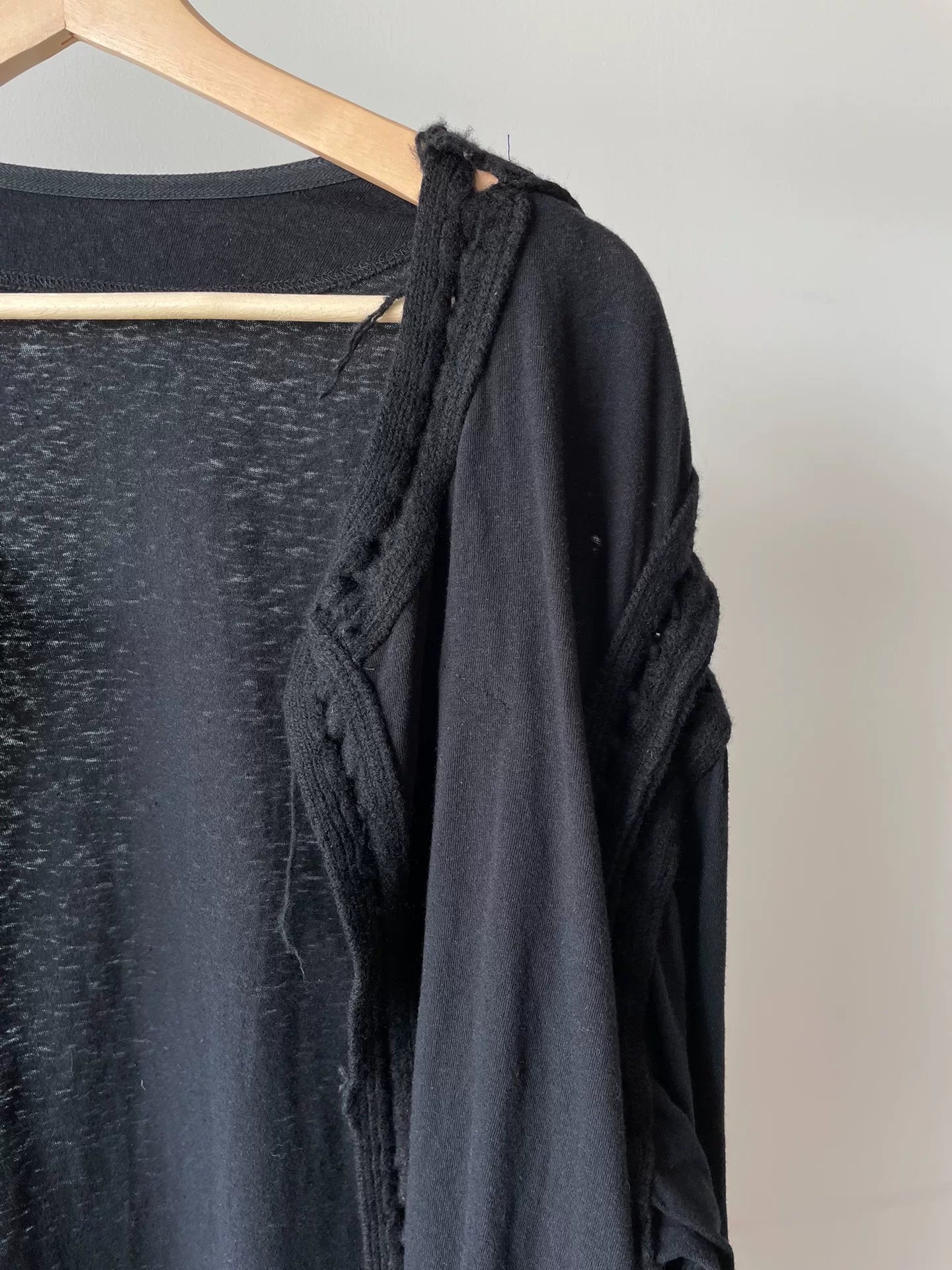 Yohji Yamamoto Pour Homme Black Cardigan