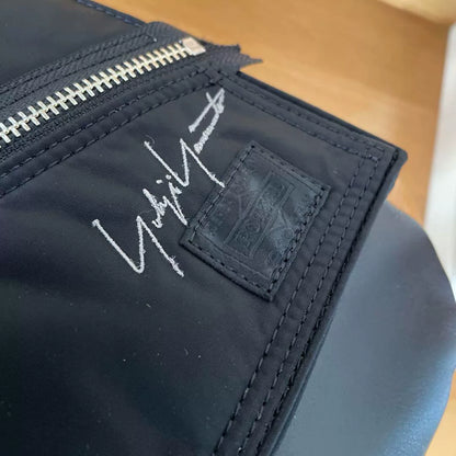Yohji Yamamoto x Porter Black Shoulder Bag