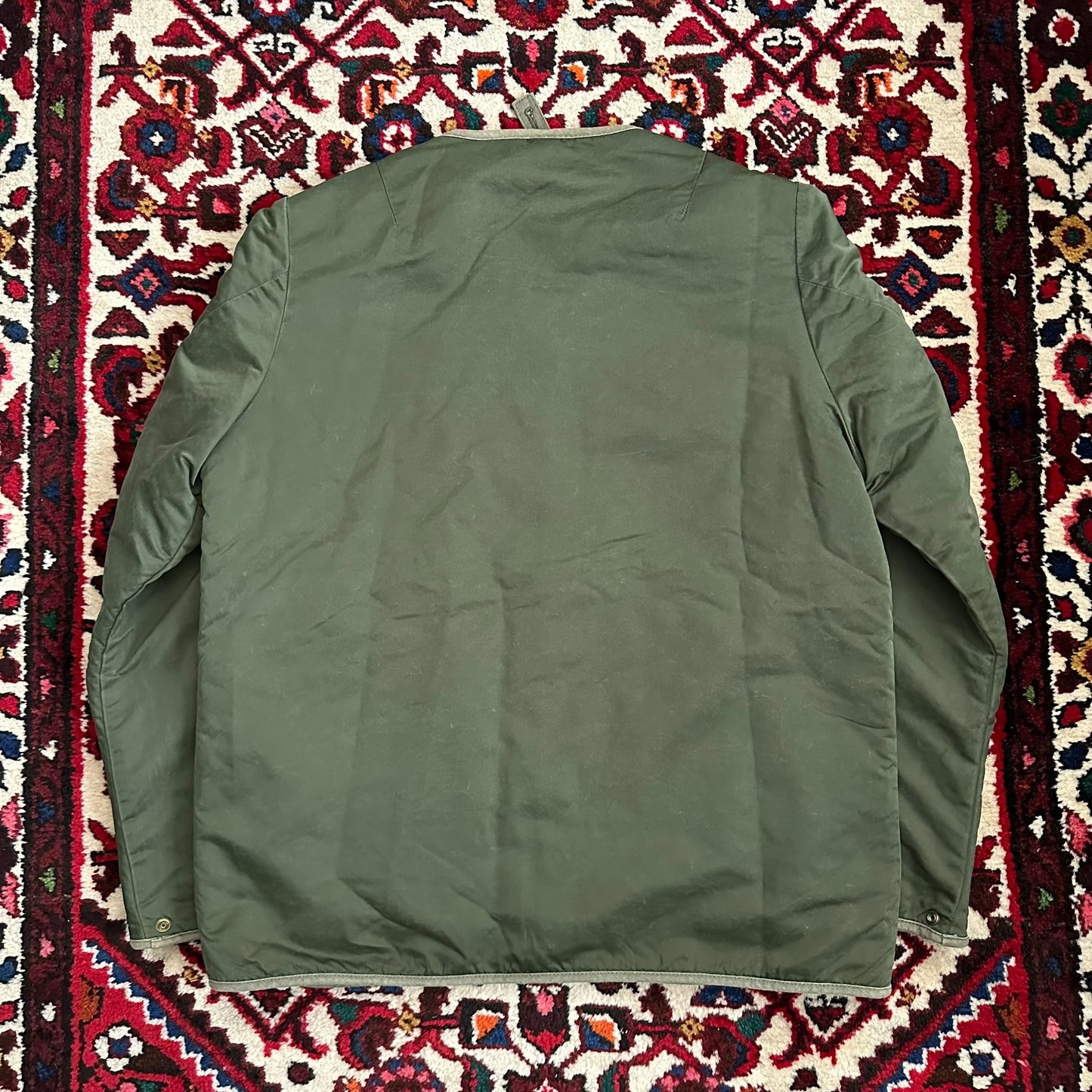 visvim iris liner jacket in green