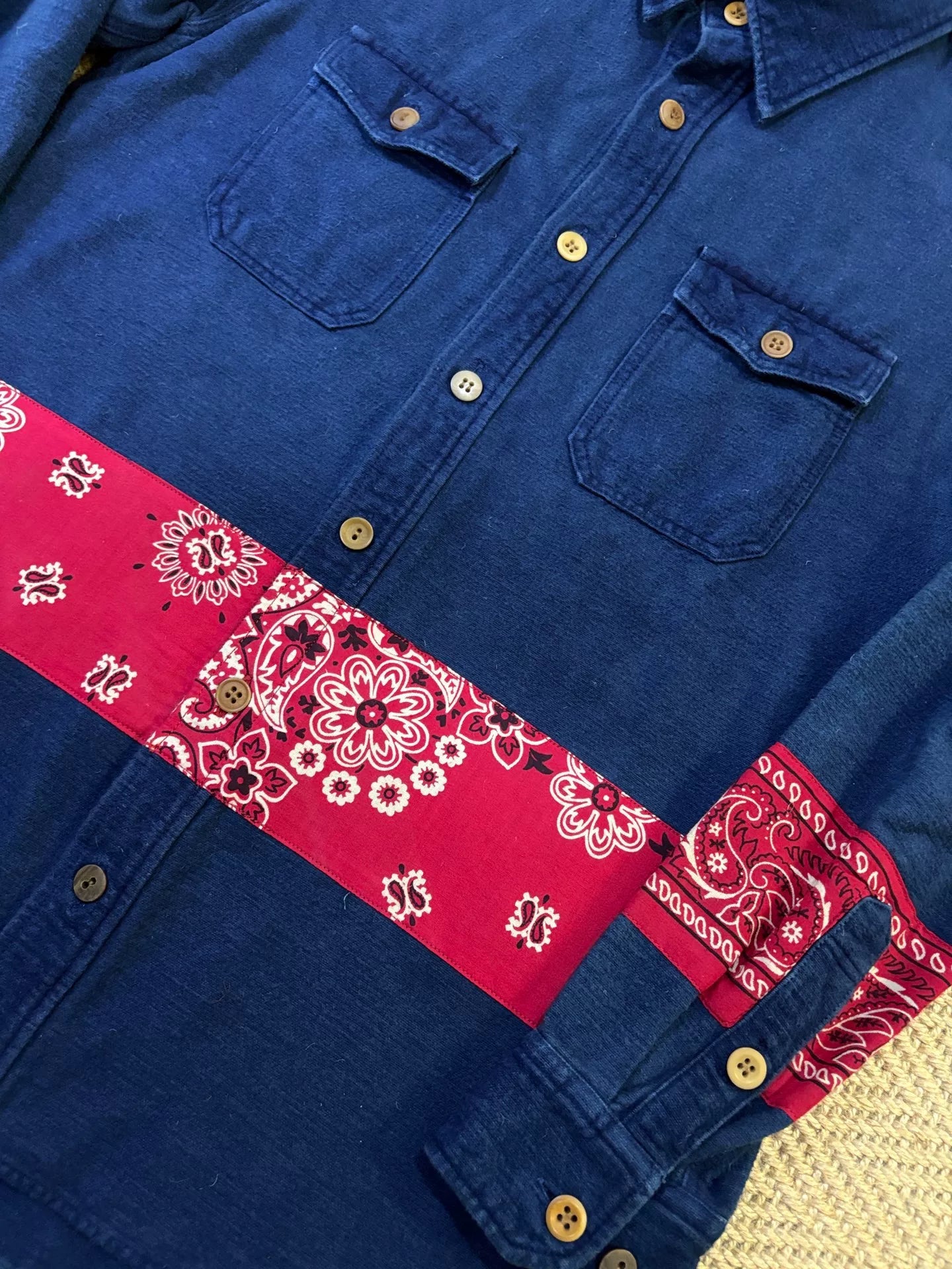 VISVIM 15AW ICT Black Elk Flannel
