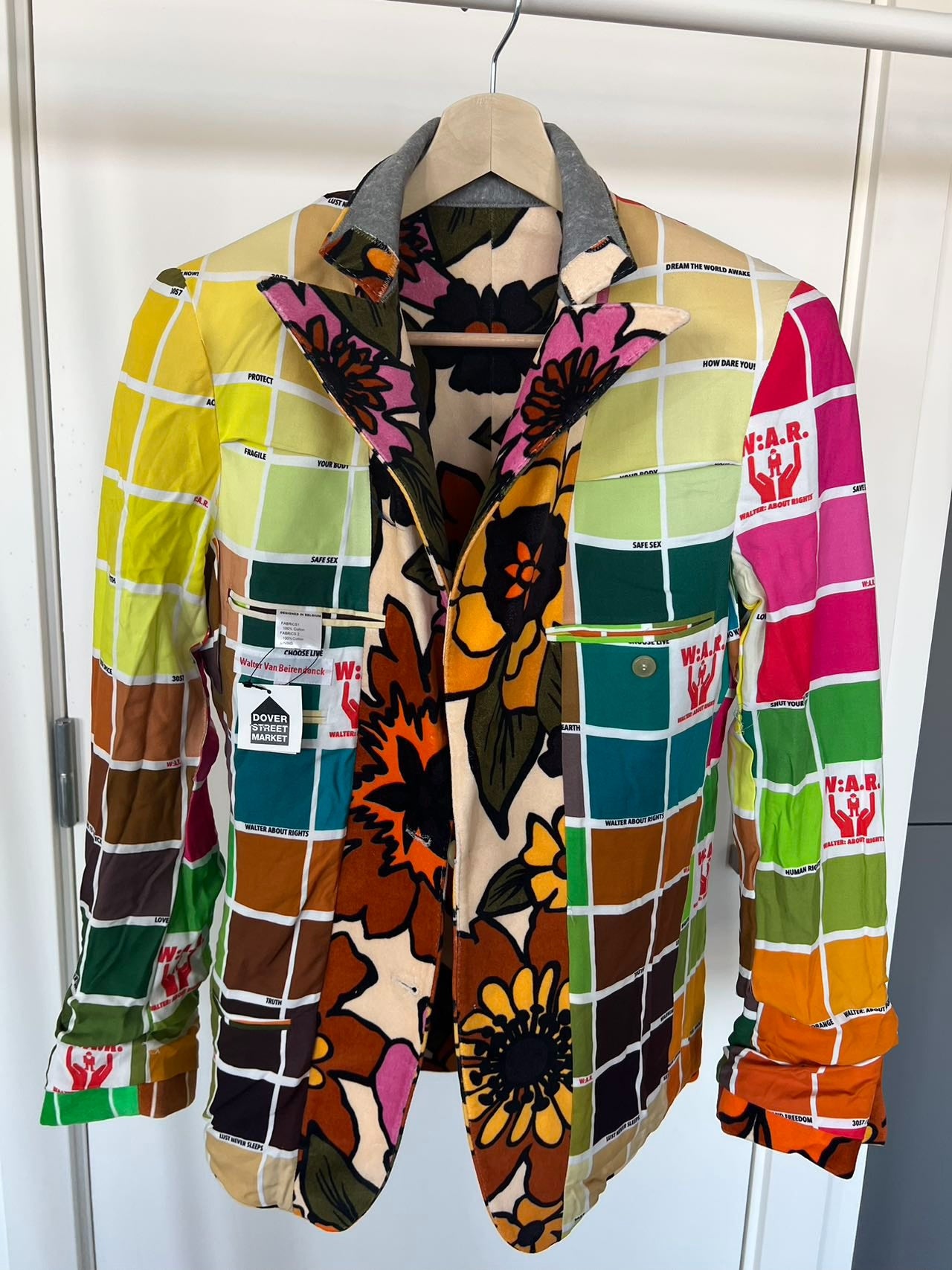 Walter Van Beirendonck SS17 Floral Suit
