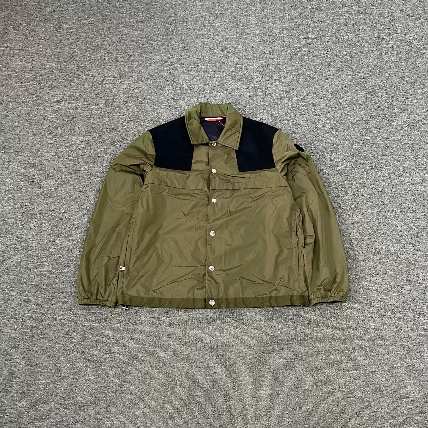Moncler Logo Color Block Lapel Jacket