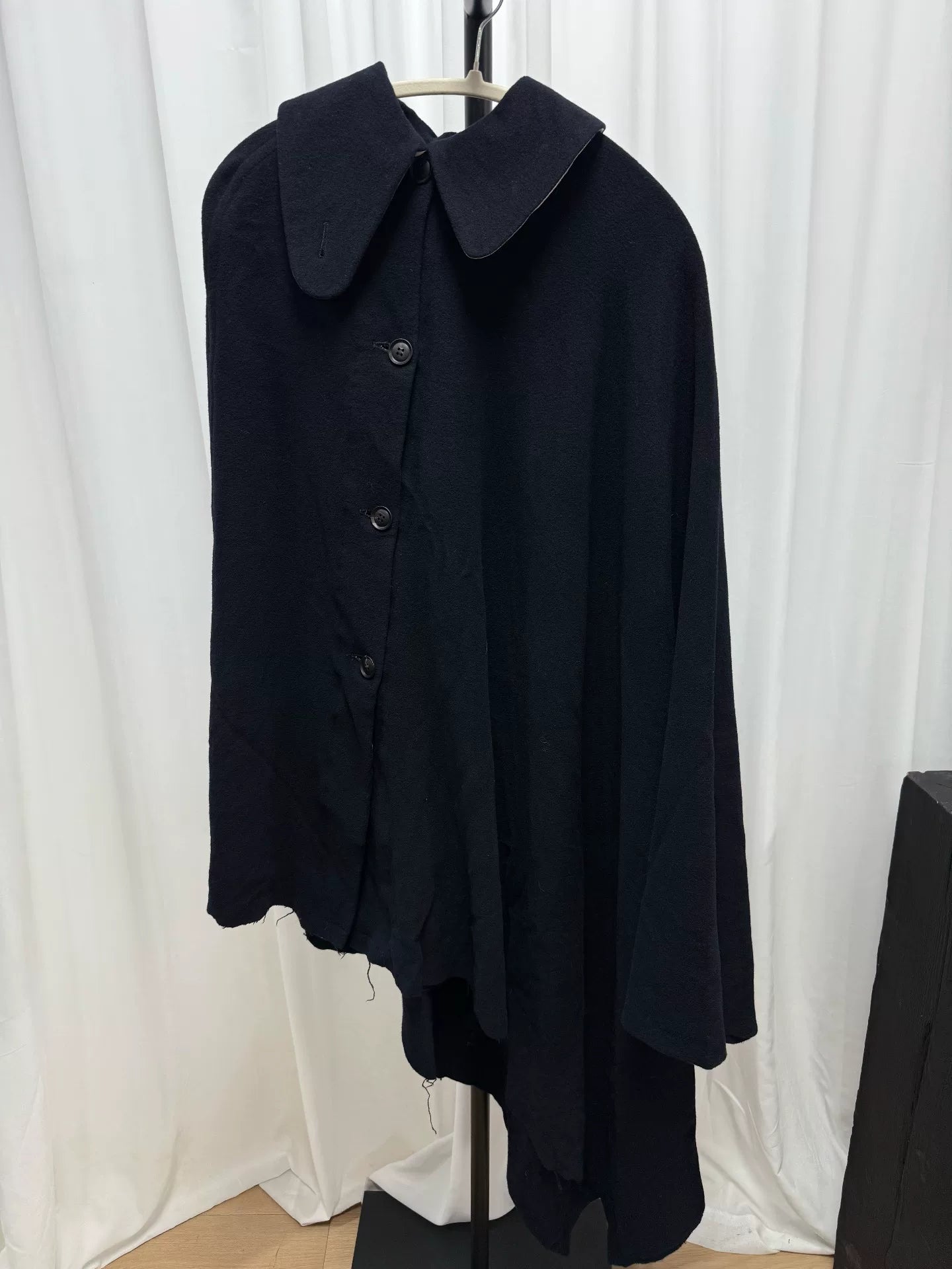 Yohji Yamamoto Archive Asymmetric Cape Coat