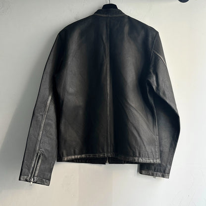 vintage katharine hamnett pig leather jacket