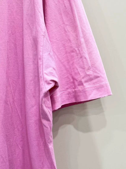 balenciaga pink short sleeve t-shirt xs