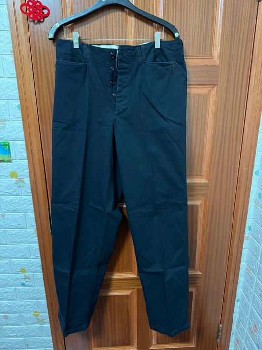 Freewheelers 50s Work Trousers in Blue