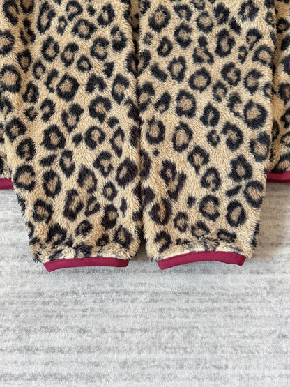 leopard fleece blouson jacket by kapital