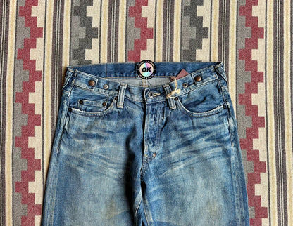 Prps Heavy Washed Distressed Acid Jeans