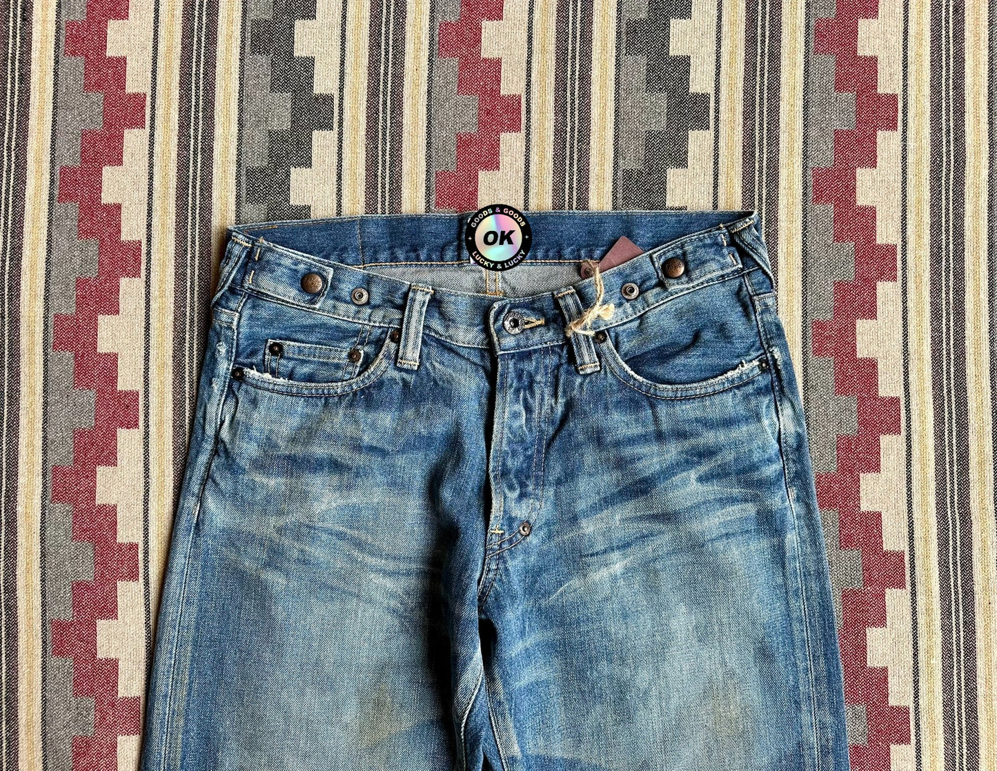 Prps Acid Wash Distressed Jeans