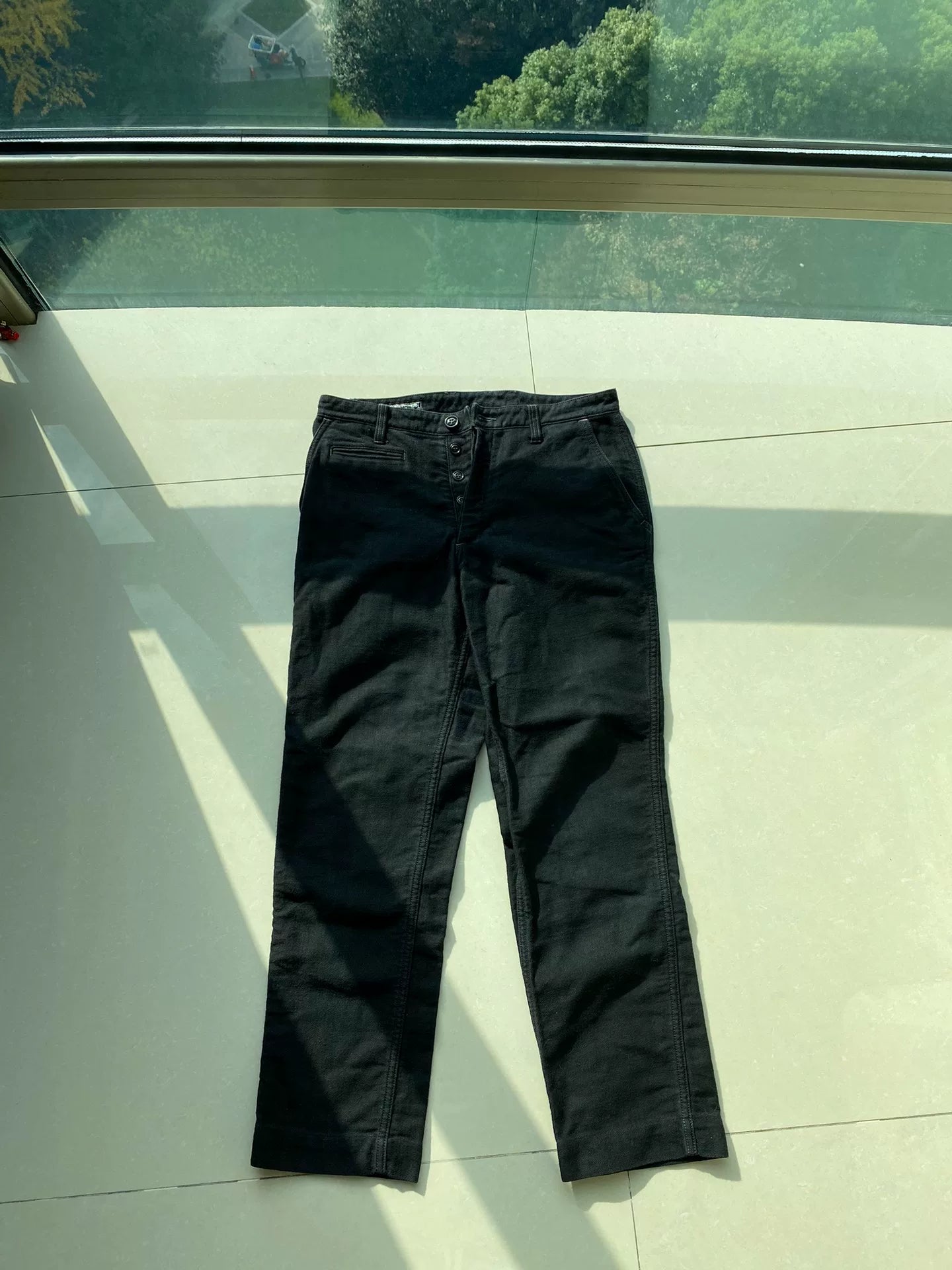 bootleggers dylan black pants with skull design