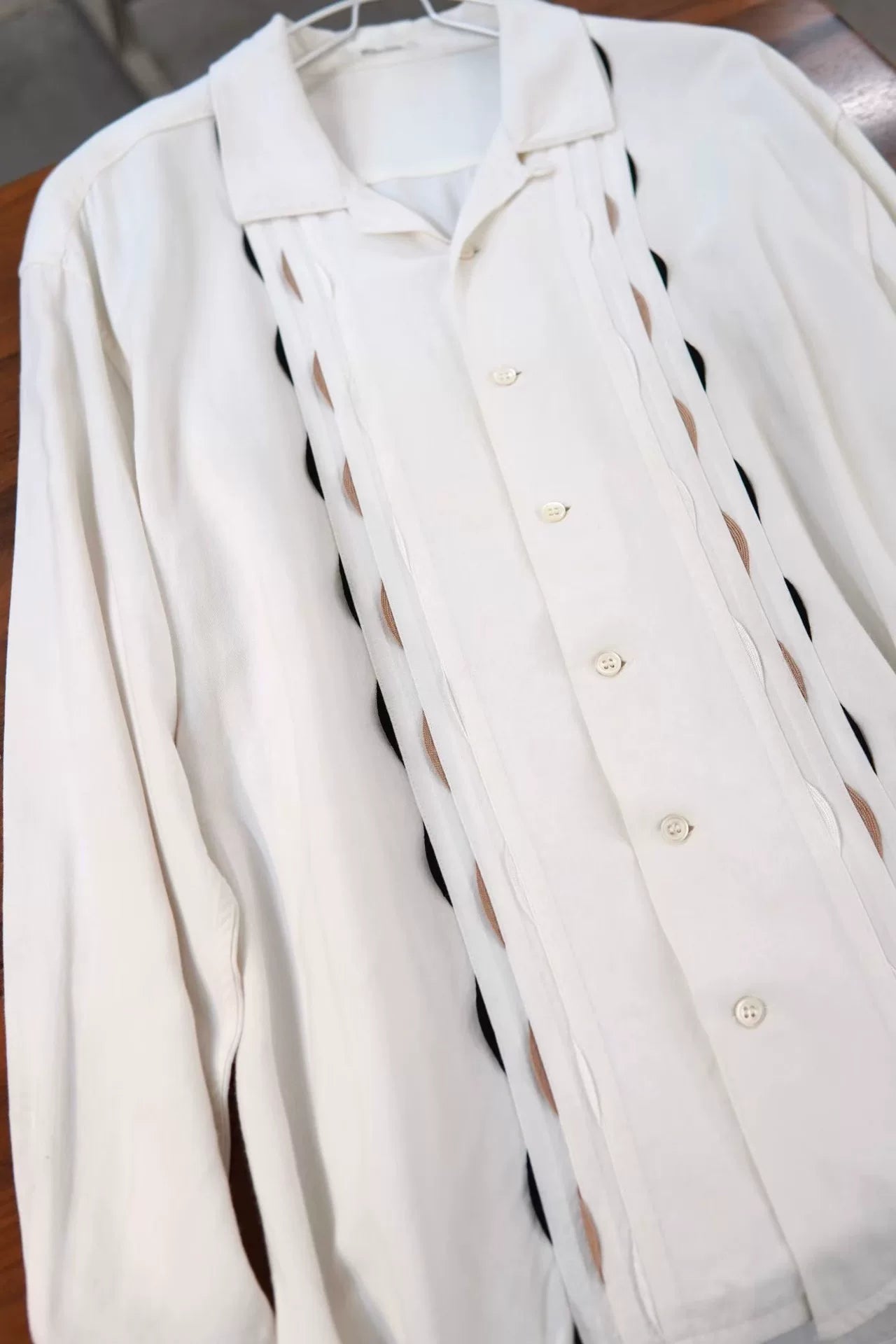Yohji Yamamoto Y's Men Semi-Circle Rayon Shirt