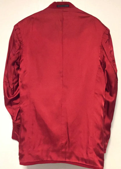 Yohji Yamamoto Archive Red Wool Blazer