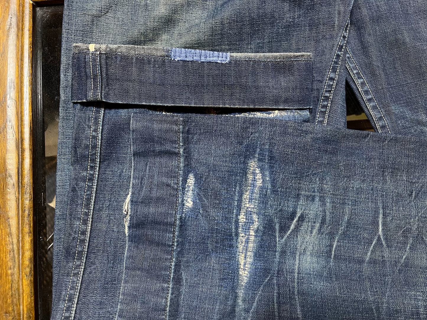 vintage blue dyed work pants RRL