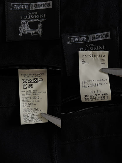 Yohji Yamamoto 21AW Gaba Wool Trench Coat