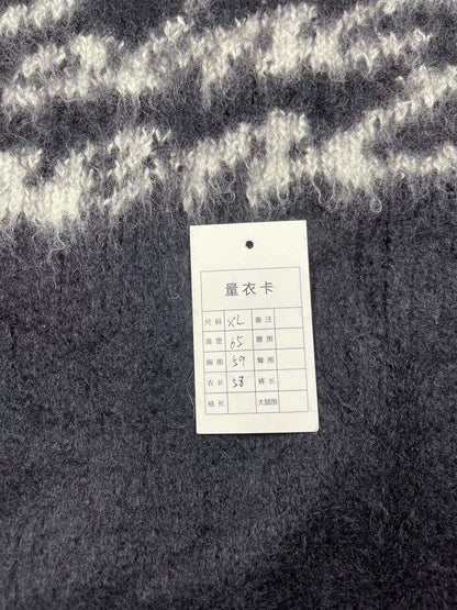 Saint Laurent FW22 Letter Jacquard Sweater