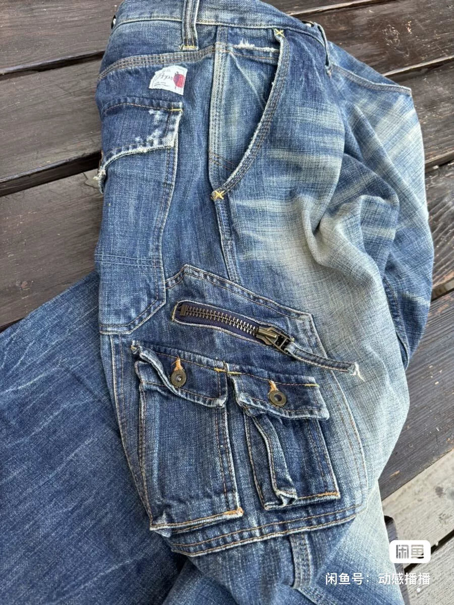 PRPS Workwear Tag Straight Jeans