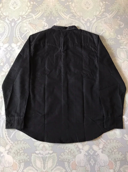 Levi's Washed Black Western Denim Shirt
