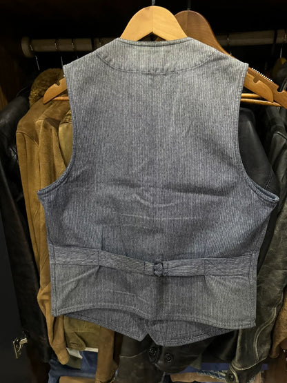 stylish thick gray vest for men