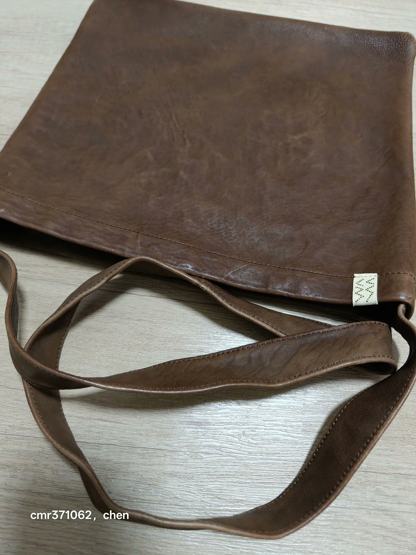 VISVIM 24AW Leather Musette Bag DMGD