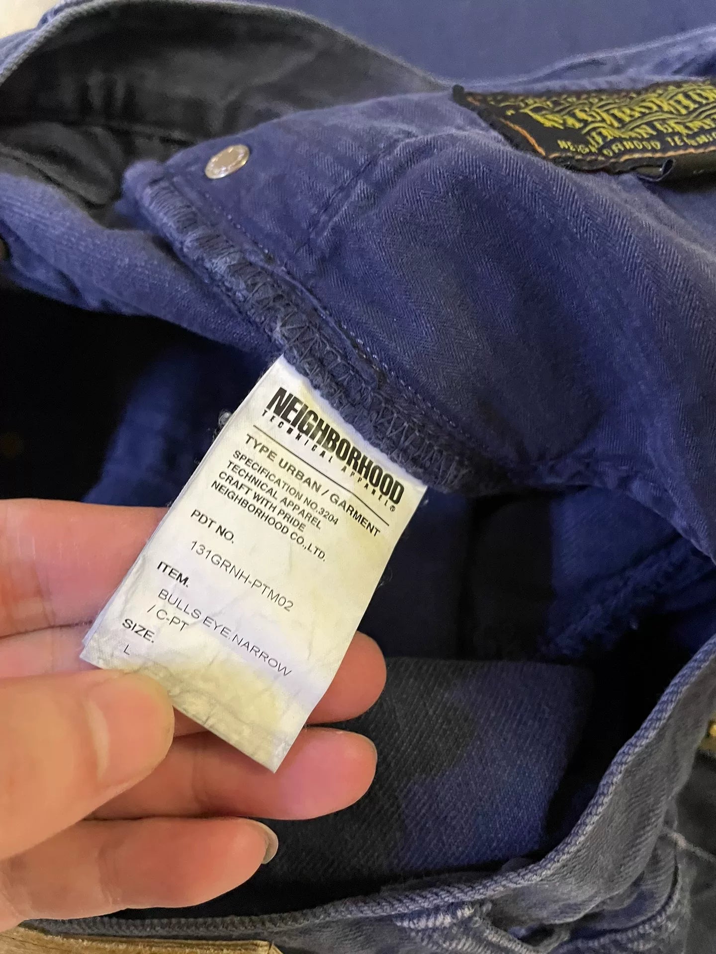 NEIGHBORHOOD Washed Heavyweight Casual Pants