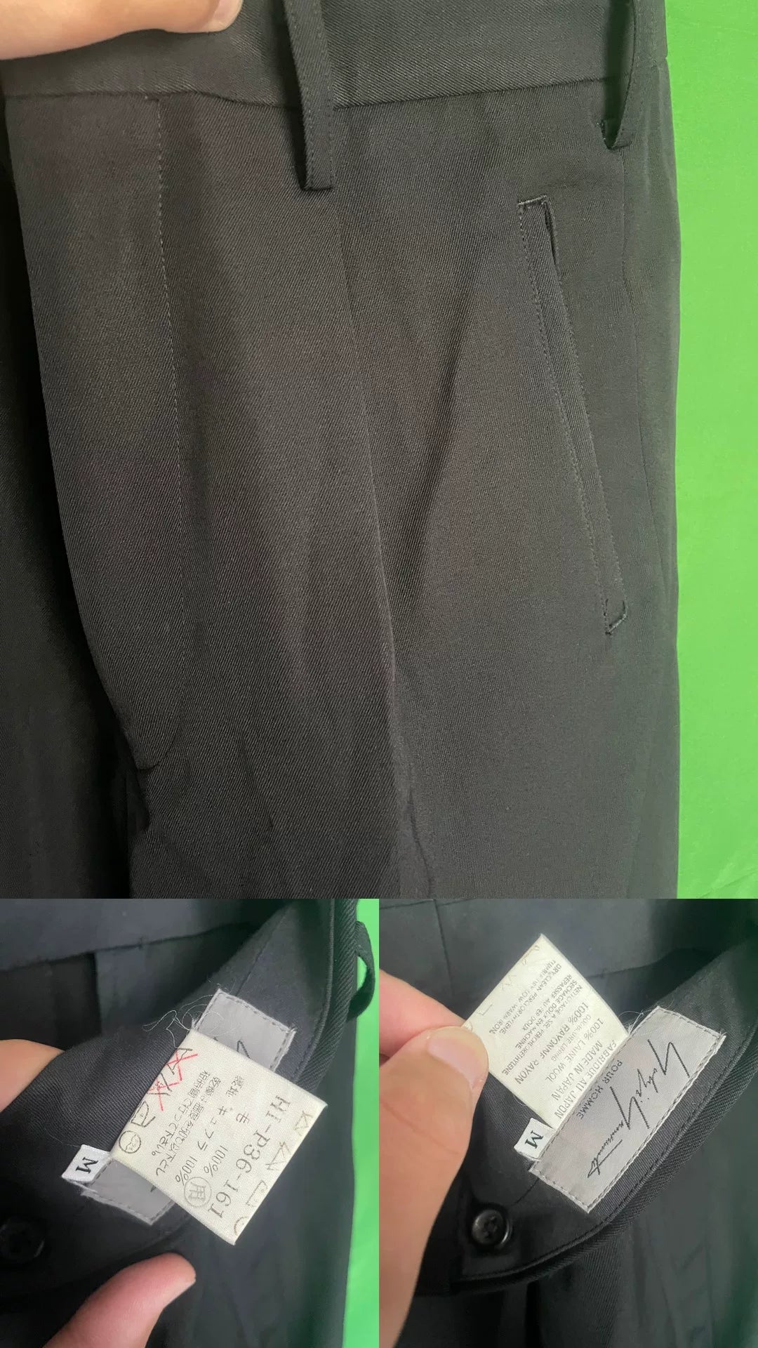 Yohji Yamamoto 97AW Wax Figure Trousers