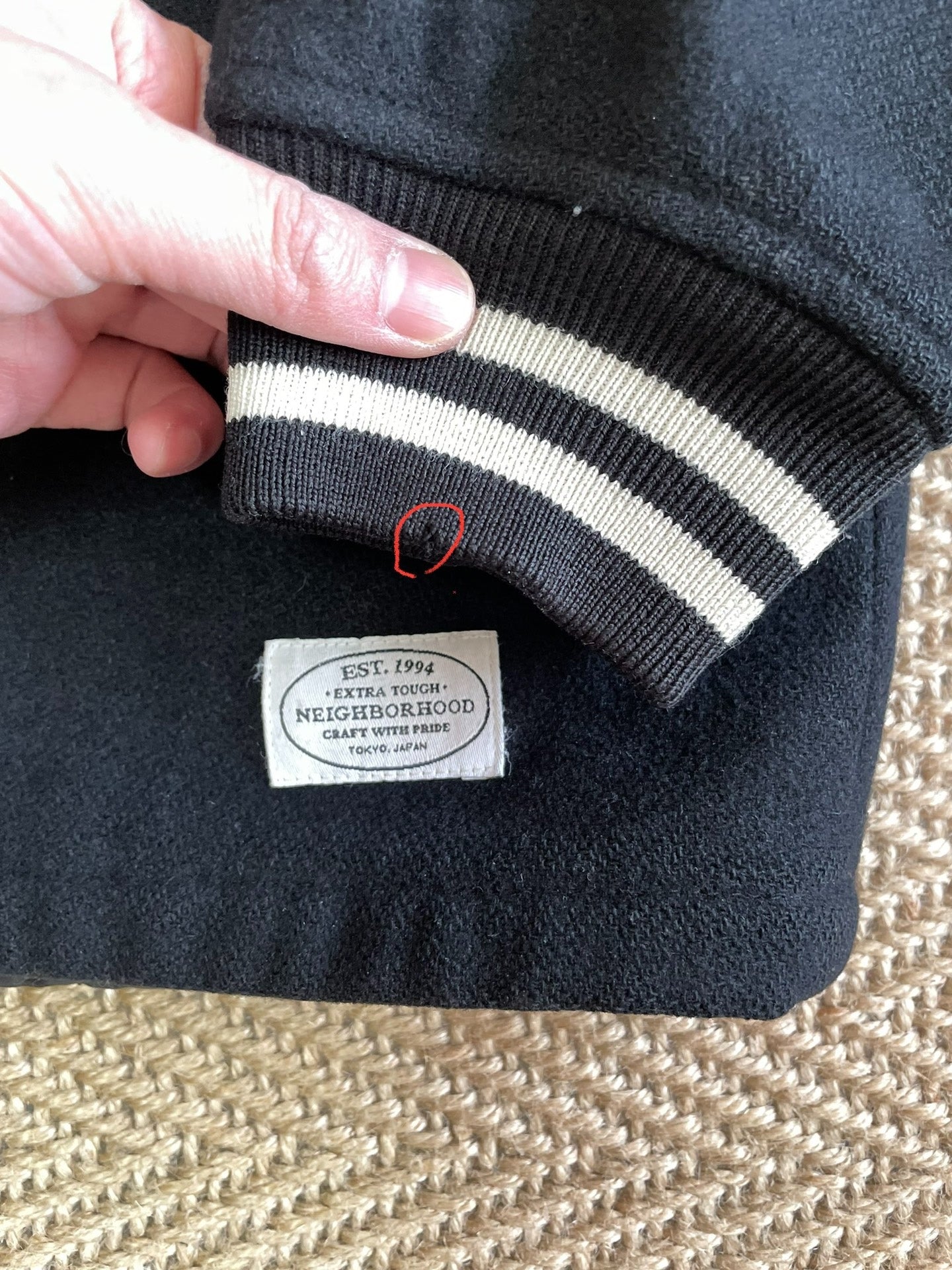 Neighborhood Varsity Thick Cotton Jacket