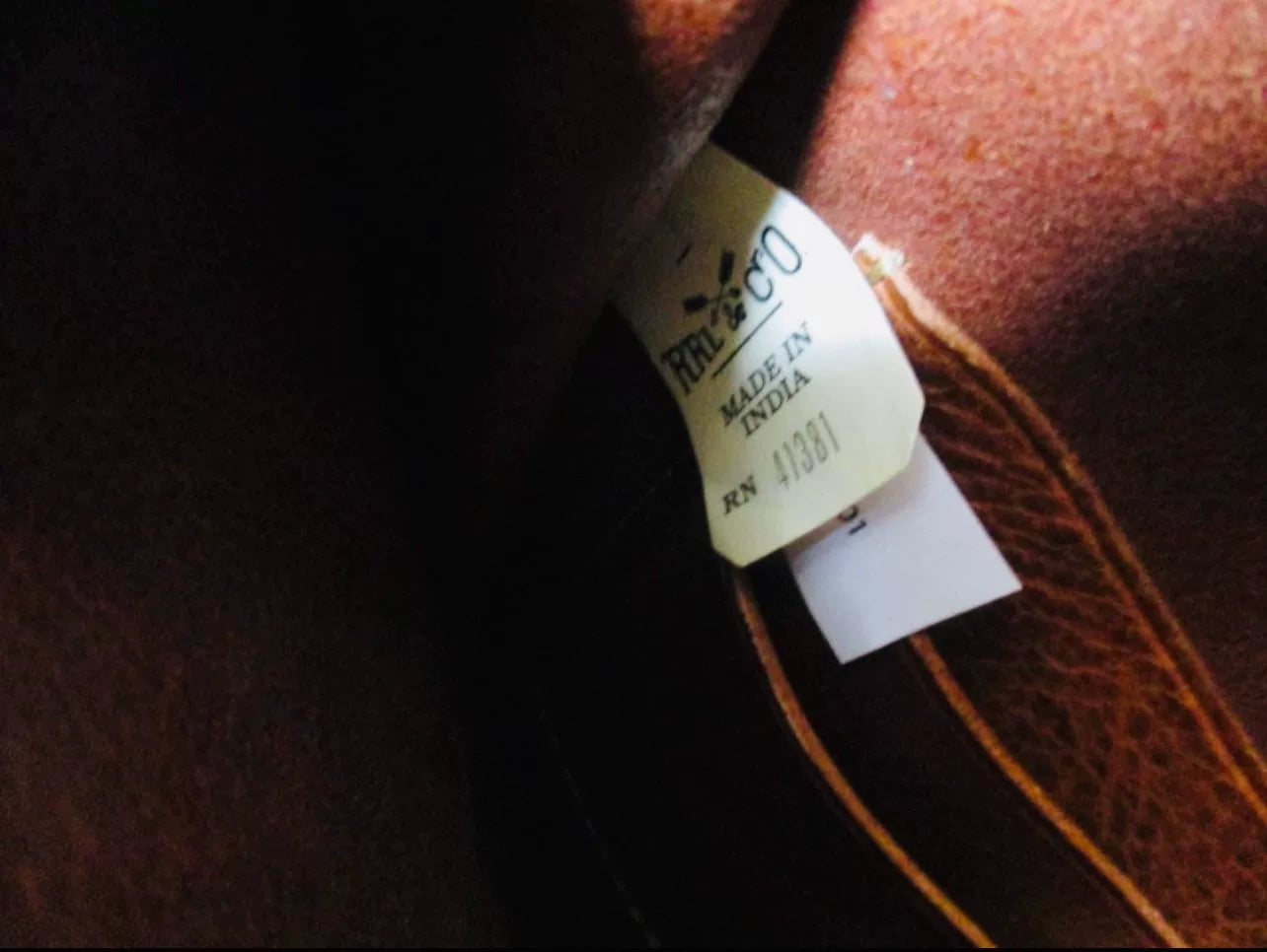 RRL Vintage Leather Bag