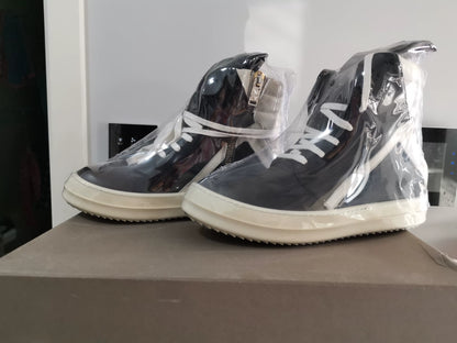 Rick Owens Early Color-Blocked Zip Shoes