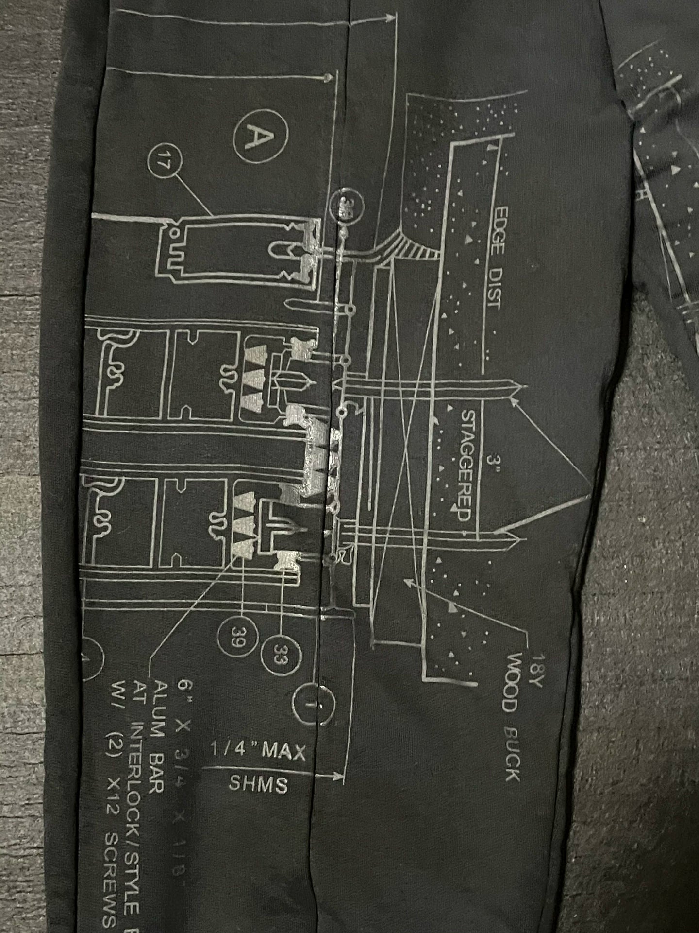 a cold wall acw long pants L size