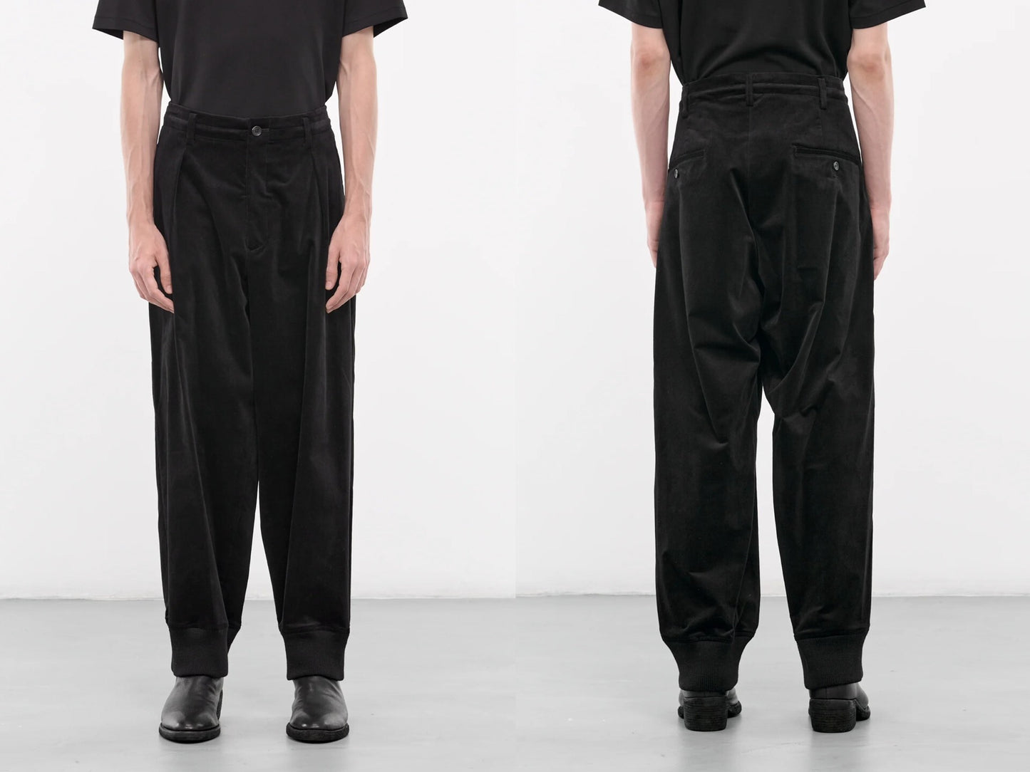 Yohji Yamamoto Velvet Trousers