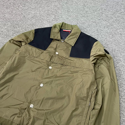 Moncler Logo Color Block Lapel Jacket