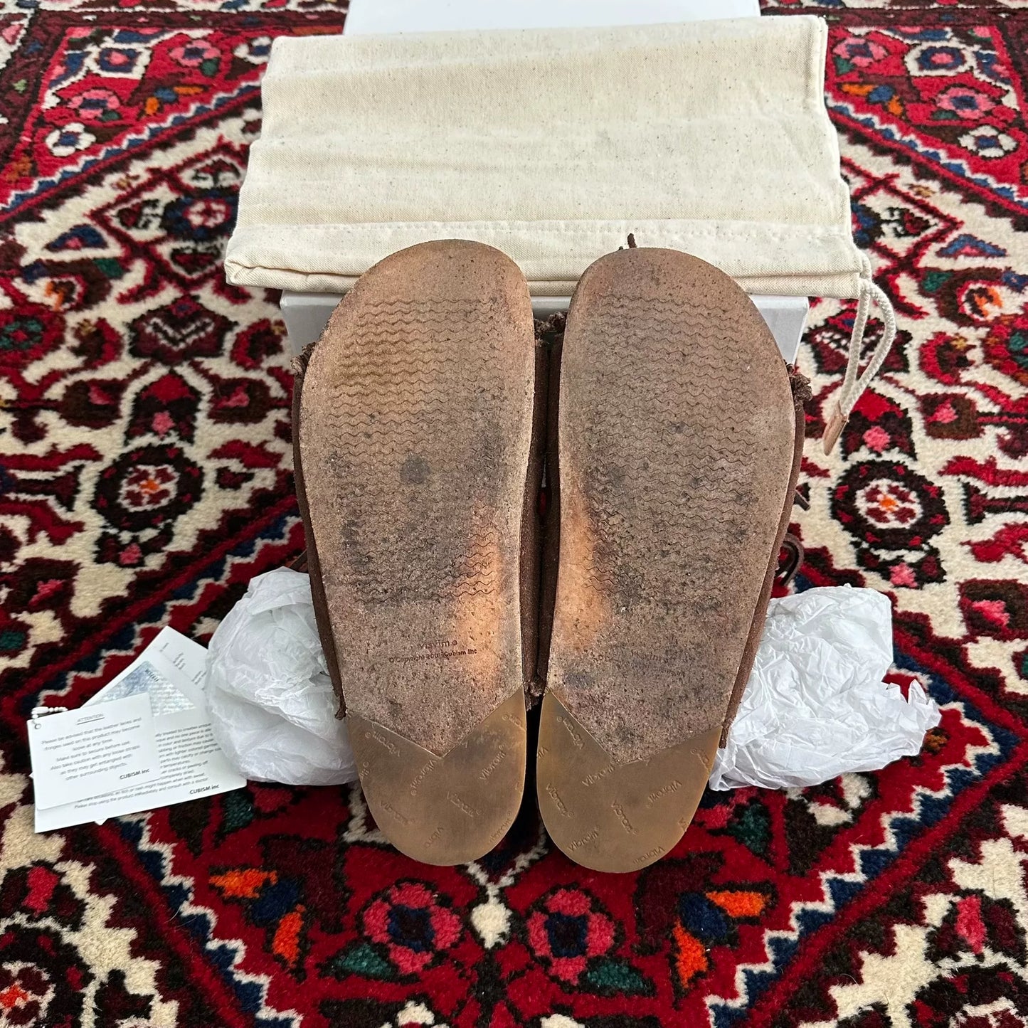 visvim shaman-folk sandals size M