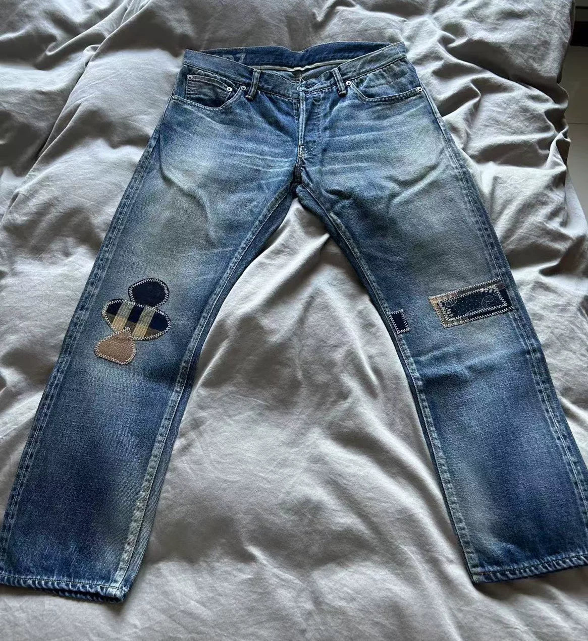 visvim Damaged 7 10 Cut Jeans