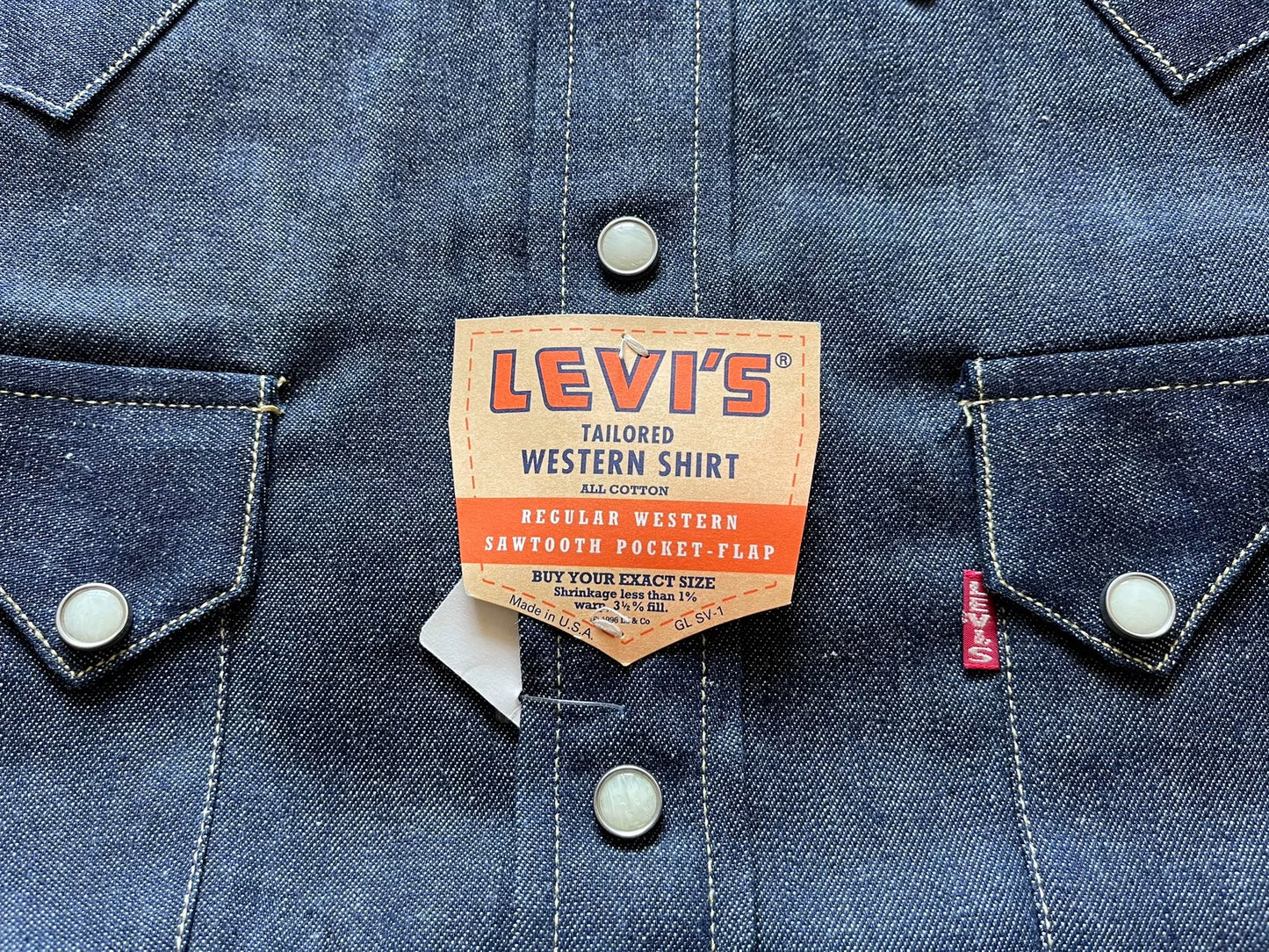Levi's LVC 555 Raw Denim Shirt