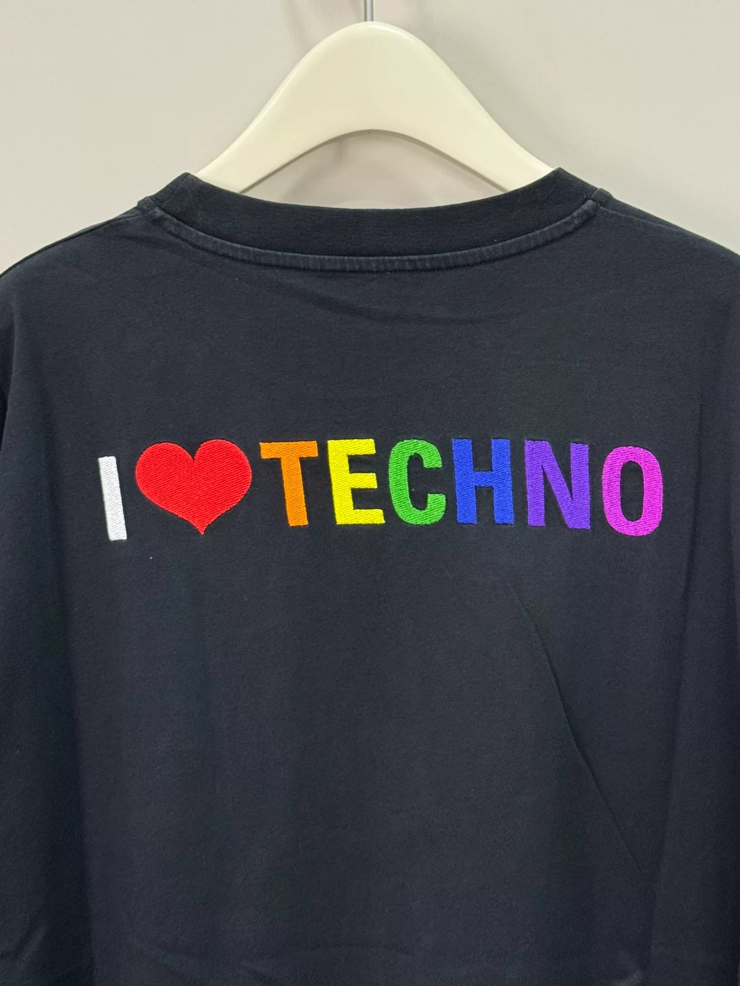 balenciaga short sleeve t-shirt with embroidery