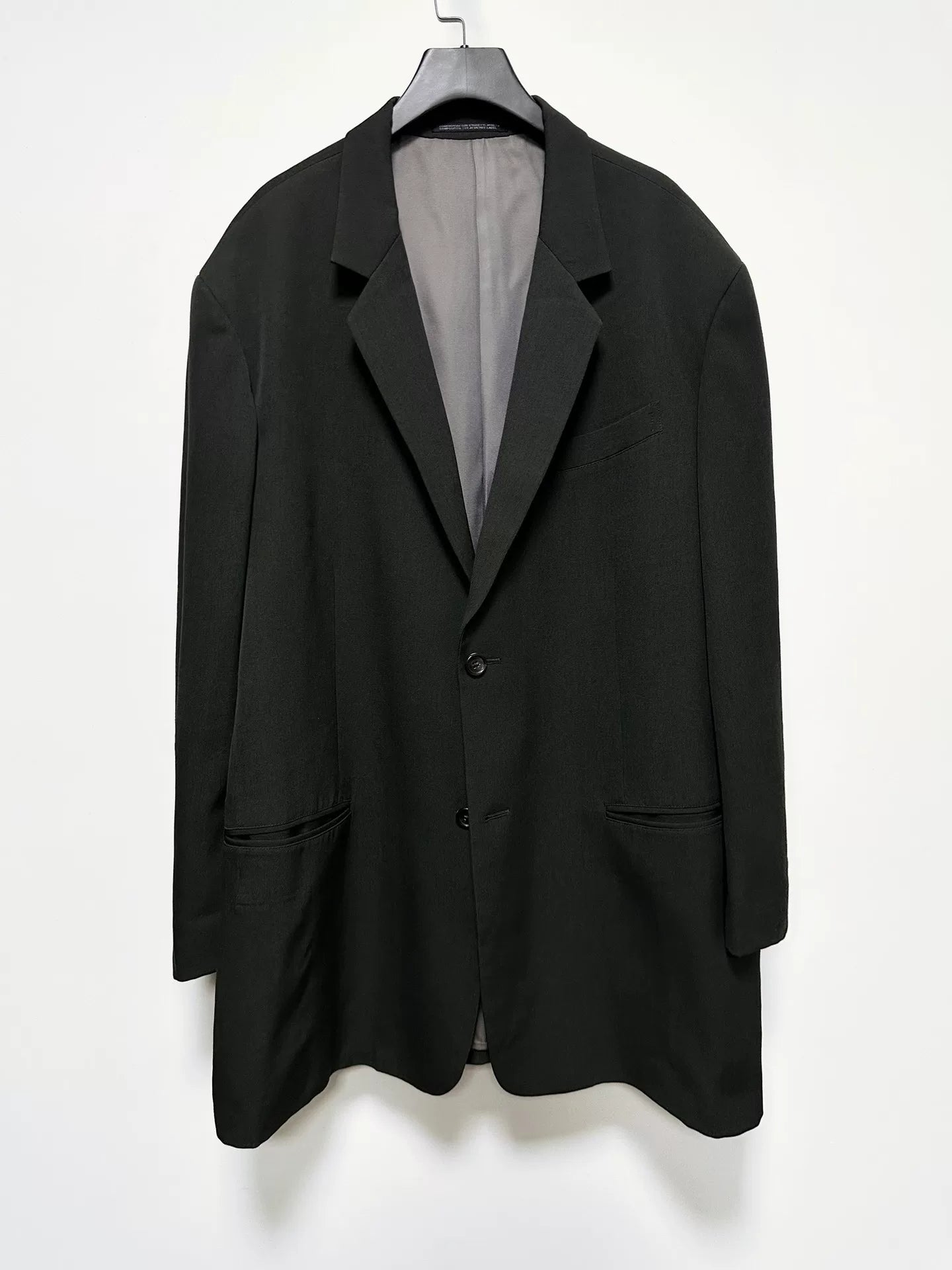 deep moss green wool long coat