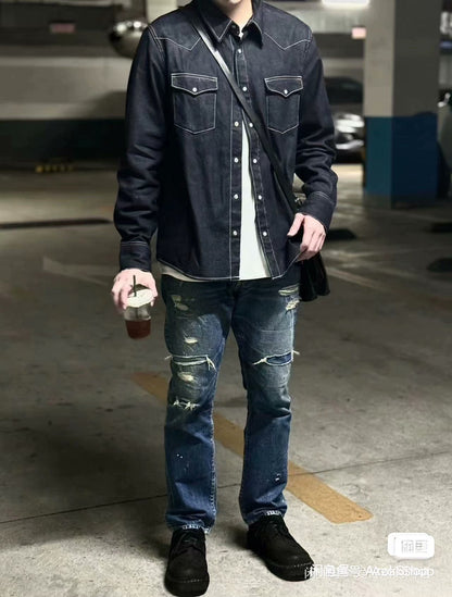 Visvim Dry4 Social Sculpture Denim