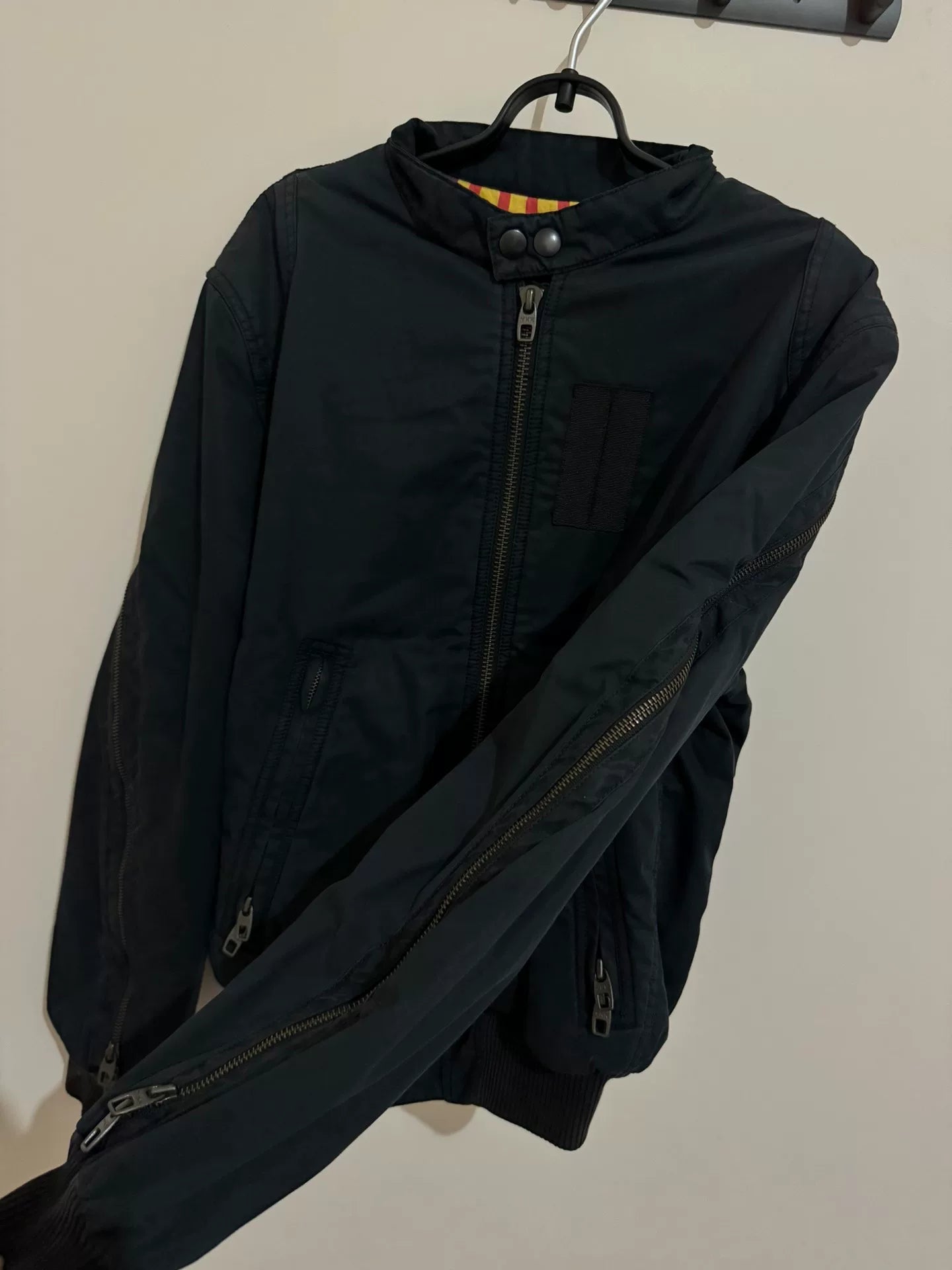 vintage griffin zip bomber jacket small