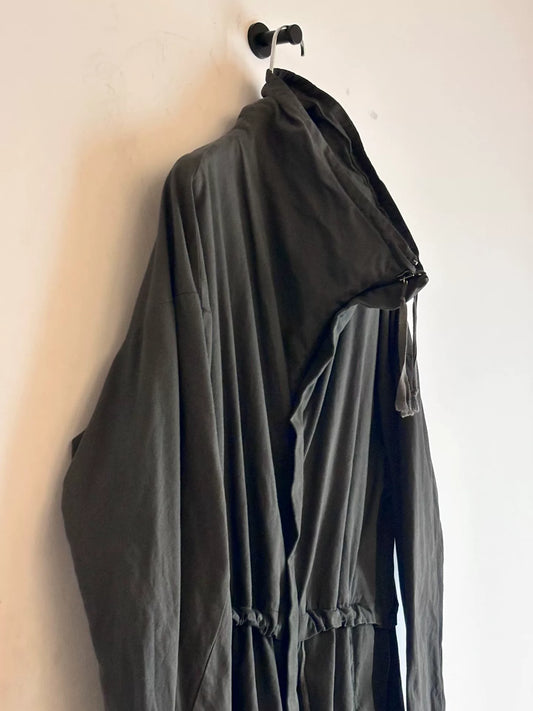 damir doma oversized trench coat in green