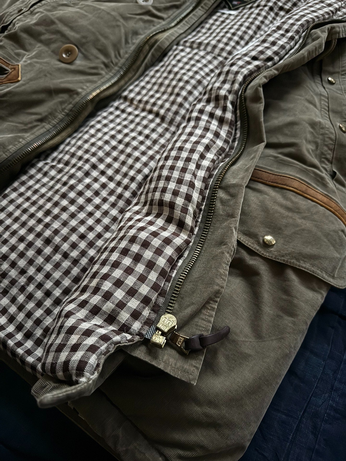 visvim valdez down jacket corduroy coat