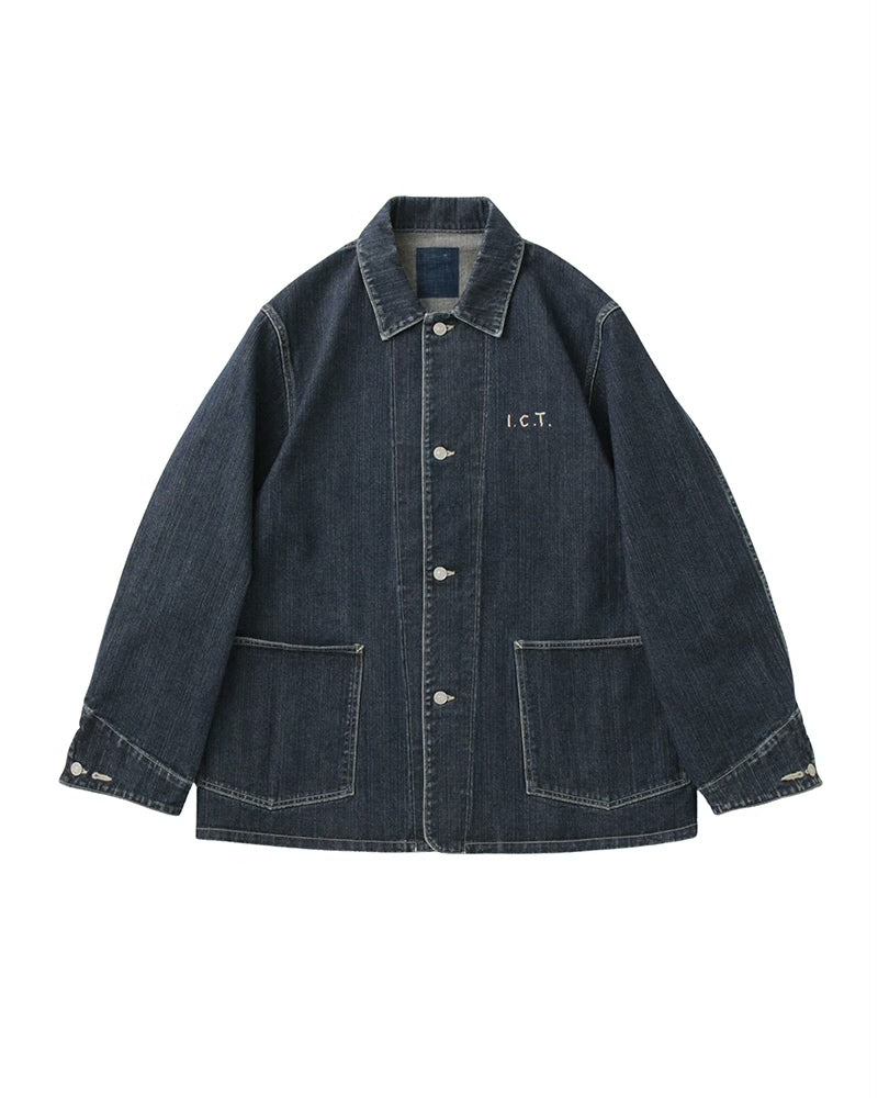 VISVIM 26 ICT SS Coverall JKT DMGD