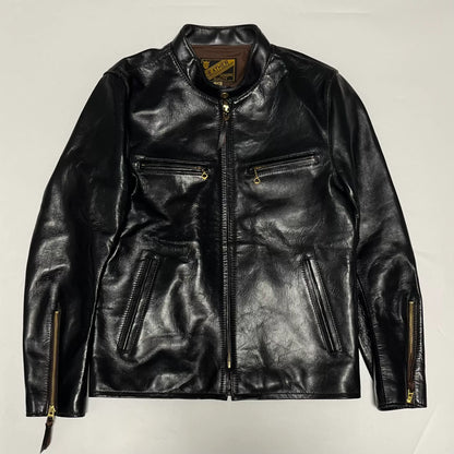 black leather jacket by Y'2 Leather