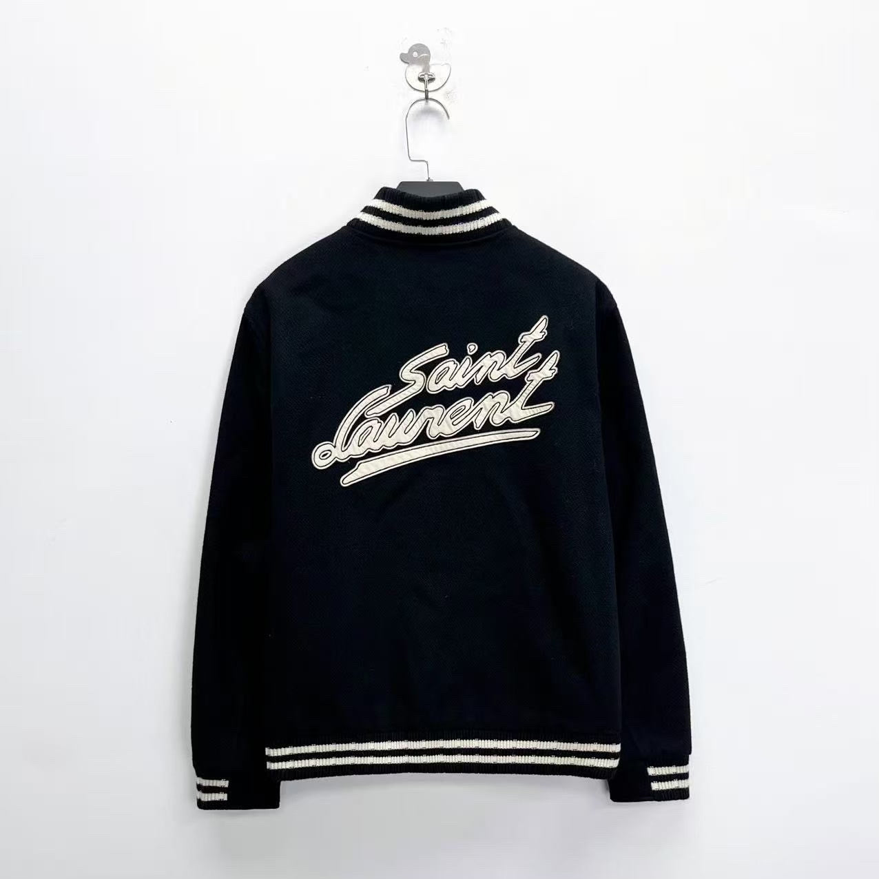 Saint Laurent Wool Baseball Jacket