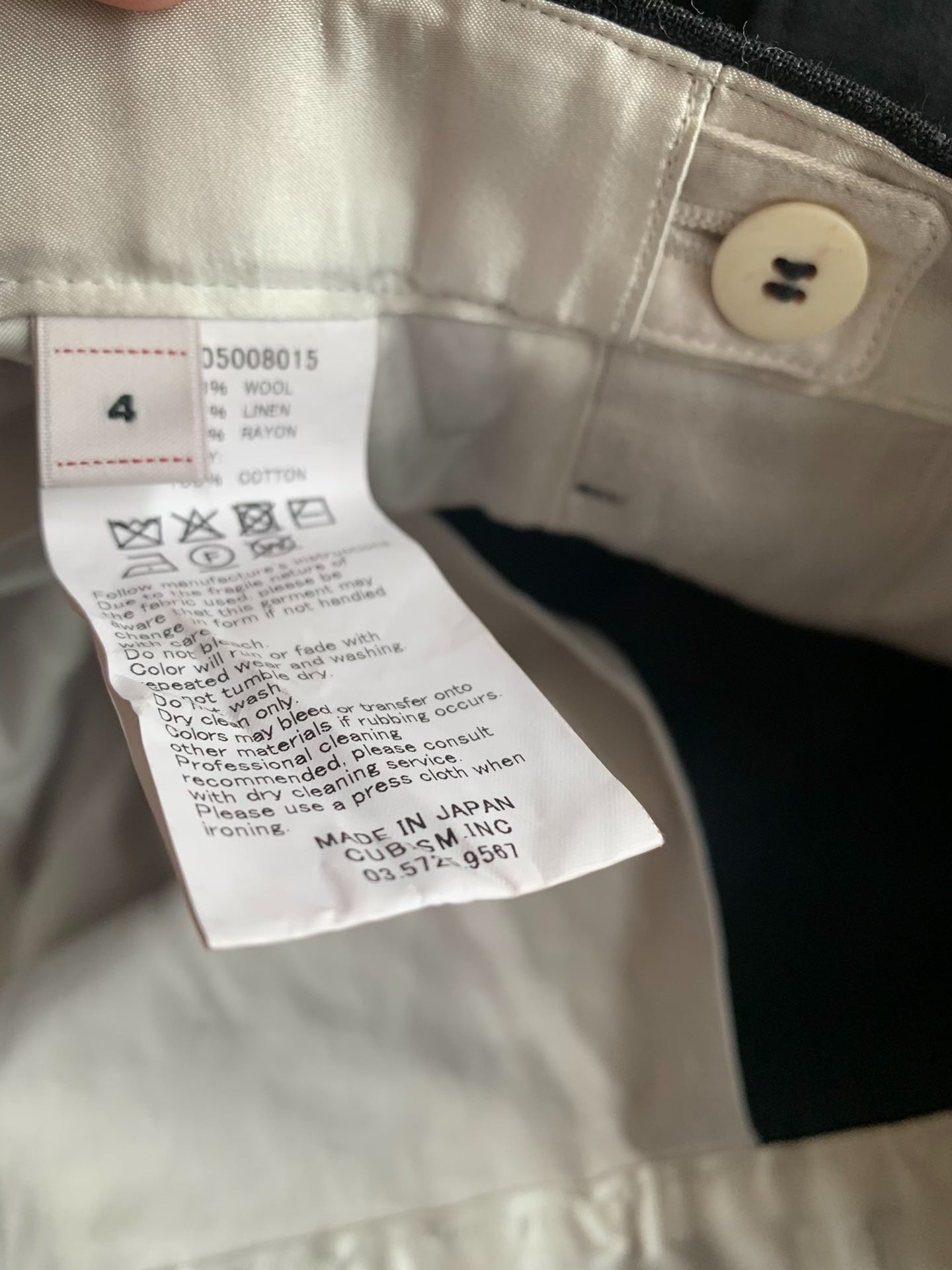 VISVIM Wide Slacks Pinstripe