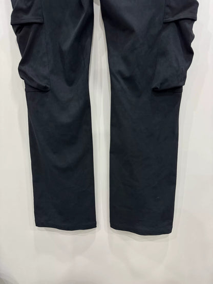 gallianolandor suede pocket cargo pants