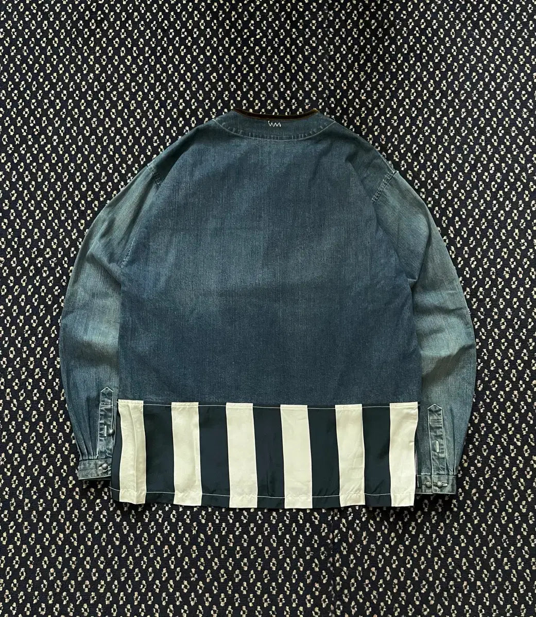 Visvim Border Tunic Striped Hem